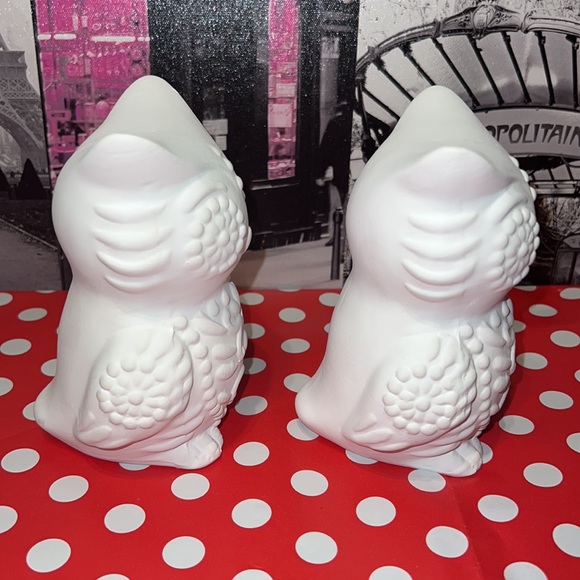 New Set of 2 Ceramic DIY Halloween Icon - Owl - Picture 5 of 8